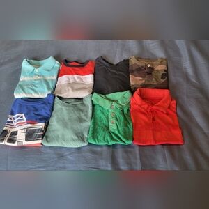 Kids Tees And Polos, Assorted Colors & Brands, XS (4-5)